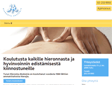 Tablet Screenshot of hieronta-akatemia.com